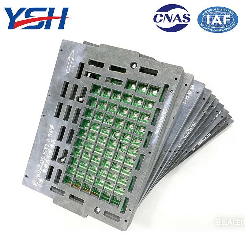Custom High-Precision Aluminum SMT Pallet/SMT Process Carriers/Wave Solder Pallets for SMT/PCB/PCBA/Reflow Oven